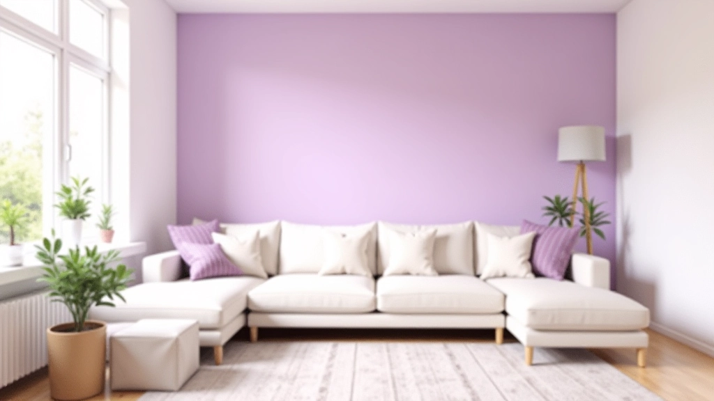 Beautifully refreshed living room with accent wall and rearranged furniture