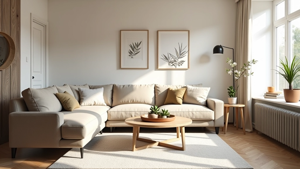Modern living room with thoughtfully rearranged furniture creating better traffic flow and conversation areas