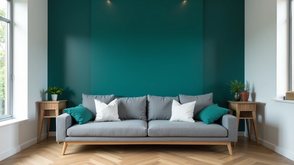 Accent wall painting project